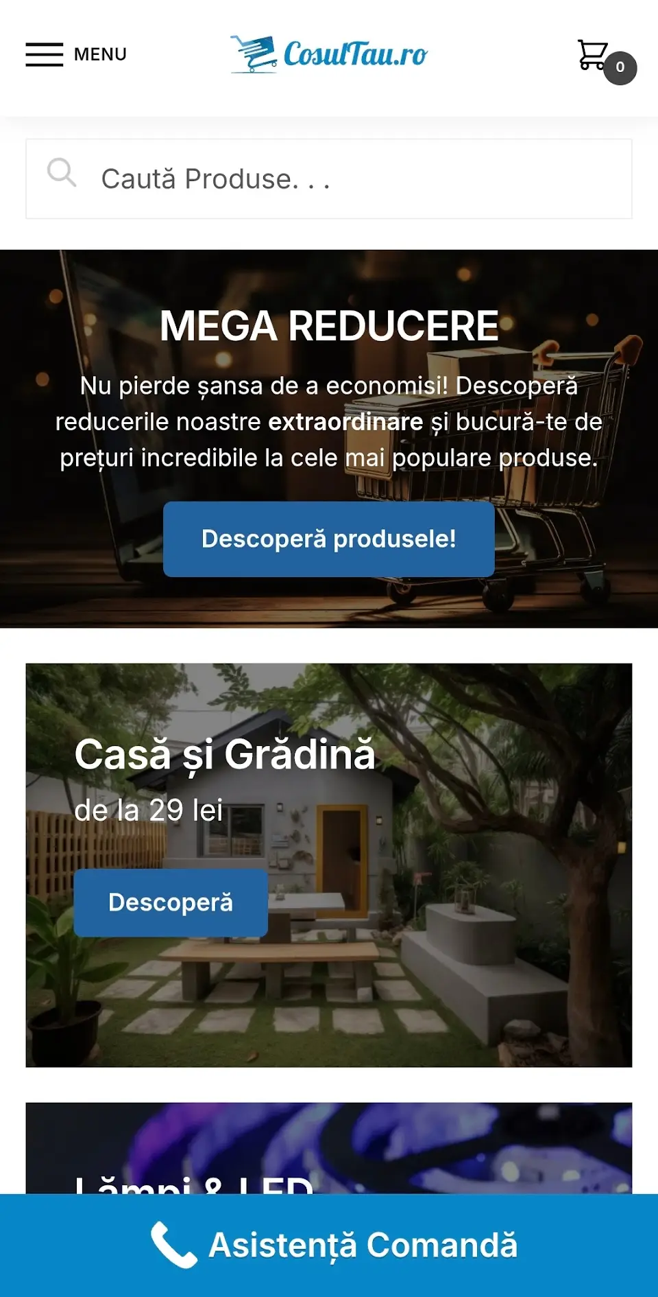 Previzualizare magazin online Cosultau