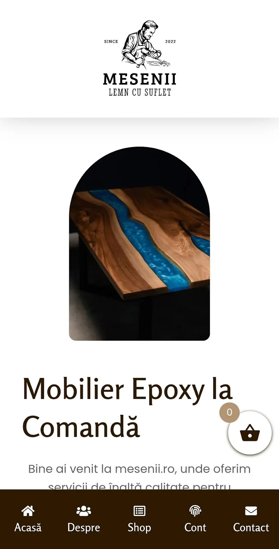 Previzualizare magazin online Mesenii