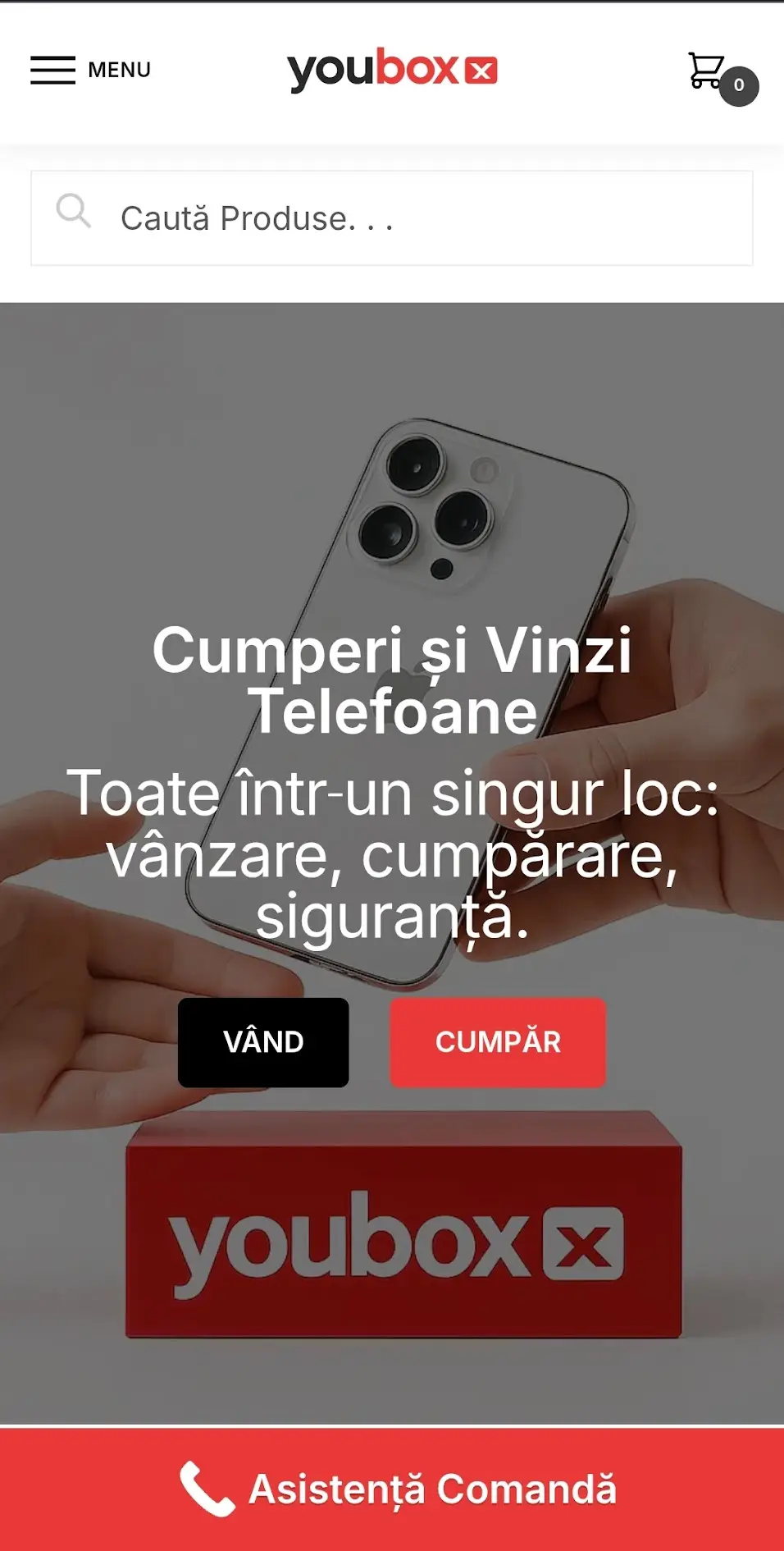 Previzualizare magazin online Youbox